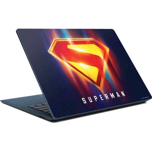 Superman 2025 Energy Shield Neon Emblem Surface Laptop Skin